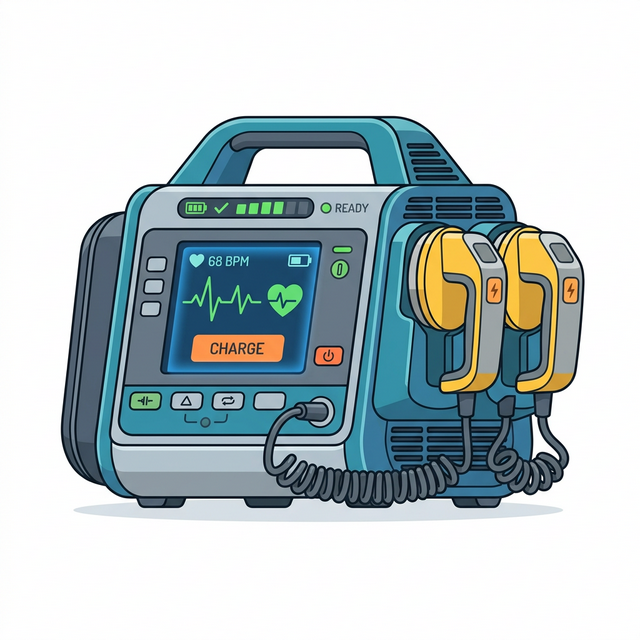 Defibrillatore professionale per medicina d'emergenza