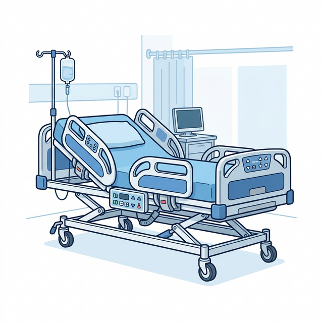 Letto ospedaliero e barella Stryker